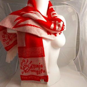 Poland knitted scarf Poland Rulez! Scarf Oddisey of the Mind 2013